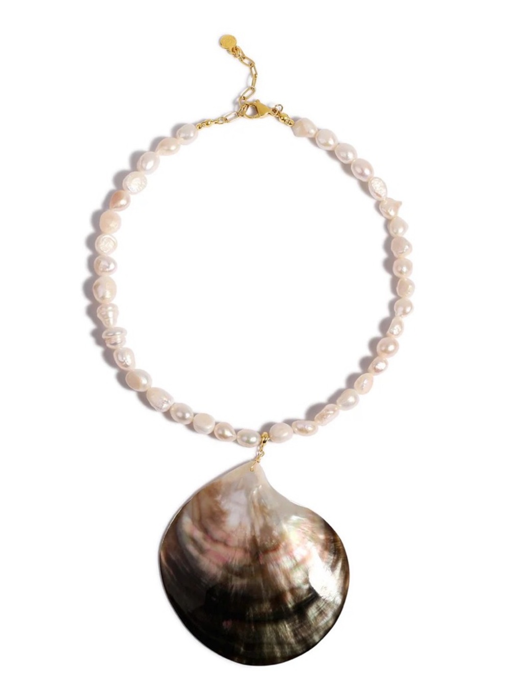 Mayamar- Freshwater Pearls and Natural Shell Necklace
